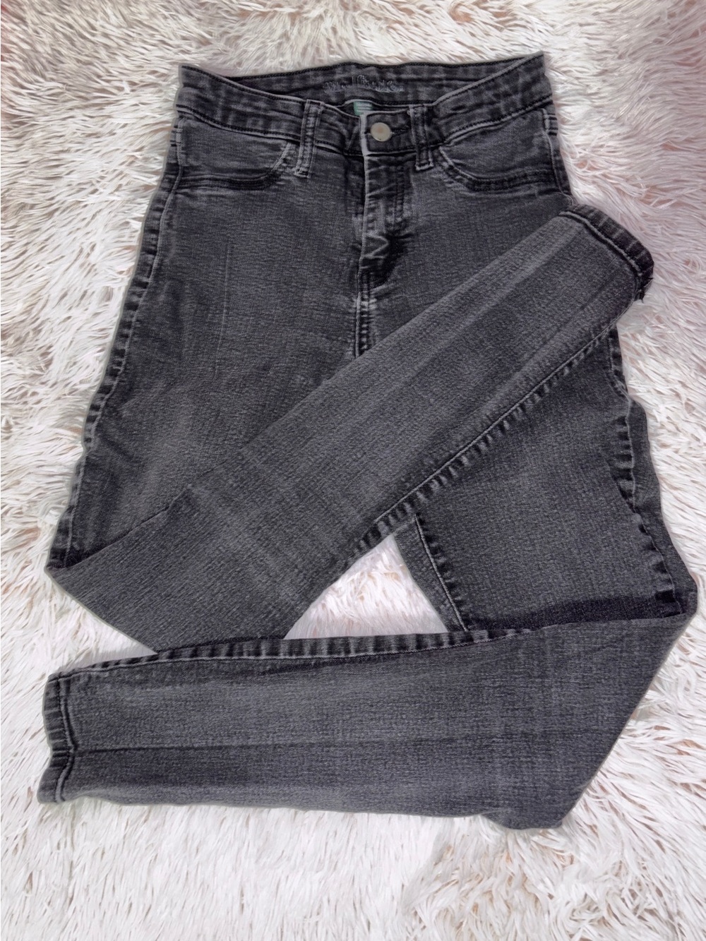 wild fable Women's Skinny Jeans - Washed Charcoal